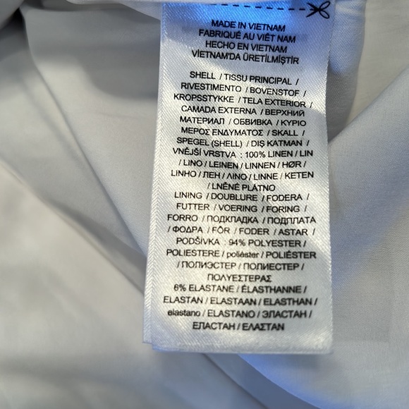 Lauren Ralph Lauren- Women’s Full Lined Linen Pinstripe Blazer - Size 18W - Picture 4 of 7